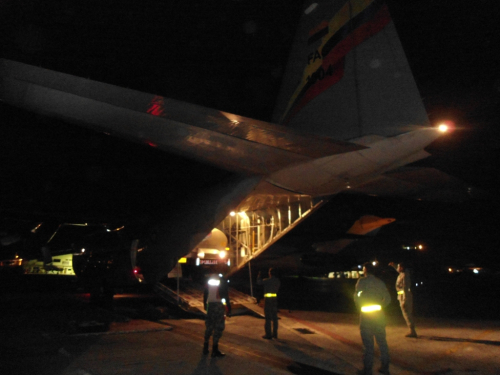 Fuerza Aérea apoya emergencia en San Andrés