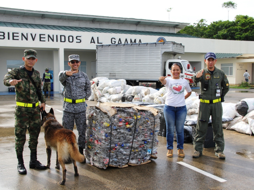 GAAMA transporta material reciclable como apoyo a proyecto social, ecológico y productivo