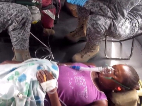 Un Ángel de metal le salvó la vida a mujer embarazada 