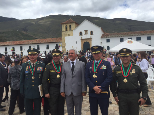 Fuerza Aérea acompañó aniversario de Villa de Leyva