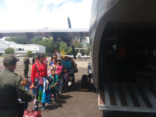Fuerza Aérea también evacuará enfermos desde Popayán