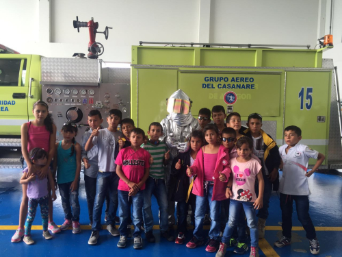 Plan "Piloto por un día" a jóvenes deportistas del municipio de Fortul, Arauca