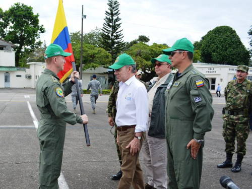 Saludo a delegación de la Fuerza Aérea Colombiana que participará en Green Flag