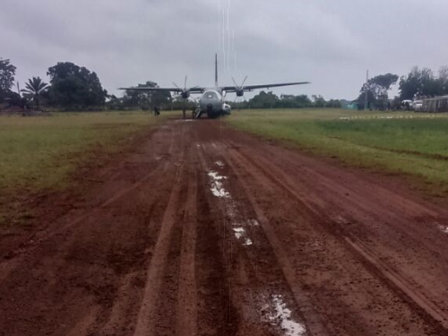 Aviones C-295 de la Fuerza Aérea aterrizan por primera vez en Mapiripán