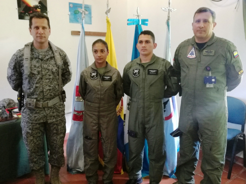 Fuerza Aérea capacita oficiales de Guatemala en Curso de Interdicción Aérea en Cacom No.1