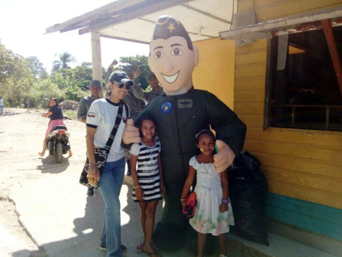 Grupo Aéreo del Caribe mejora la calidad de los habitantes del barrio Nueva Guinea