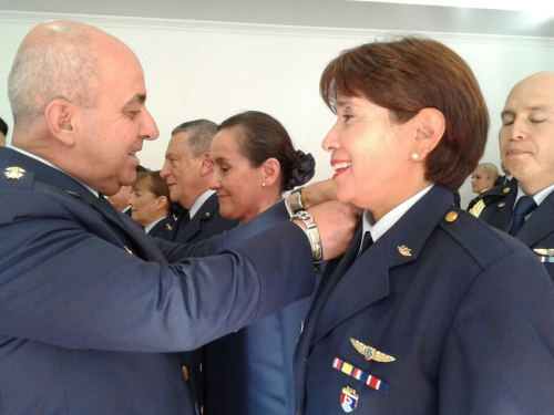 Ceremonia de ascenso de Profesionales Oficiales de Reserva de la Fuerza Aérea