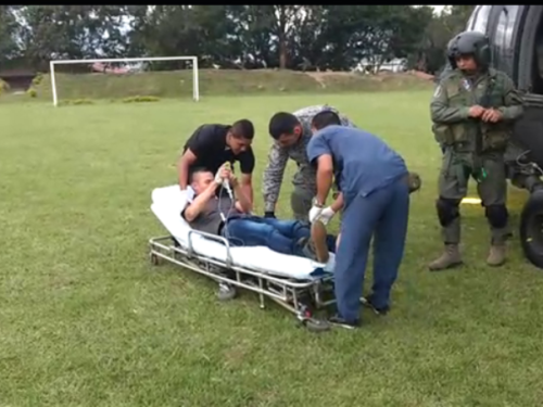 Fuerza Aérea salva la vida de un Infante de Marina en Chocó