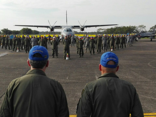 Fuerza Aérea entrena todo su poder aéreo en la Orinoquía