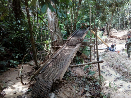 Operación Interagencial en Caquetá en contra de la minería ilegal