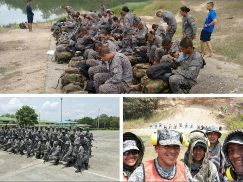 Alumnos de la Escuela de Suboficiales fortalecen su entrenamiento como militares 