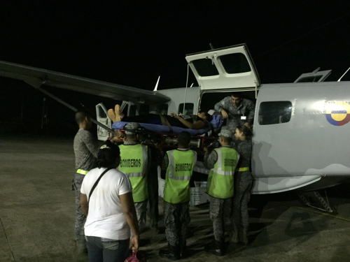 Fuerza Aérea evacúa joven desde el Vichada