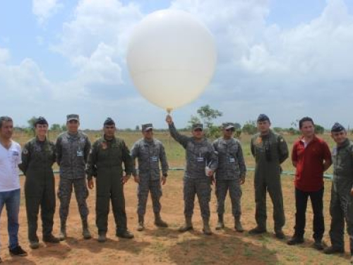 Lanzamiento de prueba de radio sonda en el Vichada 