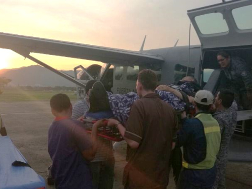 Avión medicalizado de la Fuerza Aérea trasladó a un adulto mayor desde Pasto
