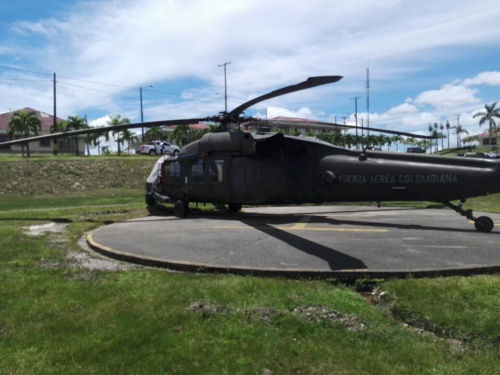 Helicóptero Ángel de la Fuerza Aérea apoyará damnificados en el Chocó