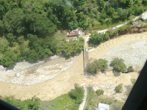 Puente aéreo en el Tolima para unir zonas incomunicadas