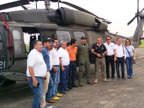 Fuerza Aérea apoya a municipios metenses en prevención de desastres naturales