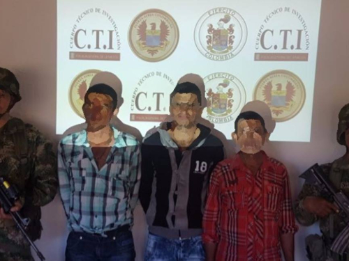 Fuerza Aérea, Ejército y Fiscalía capturan a tres integrantes de la banda delincuencial ‘Trianón’