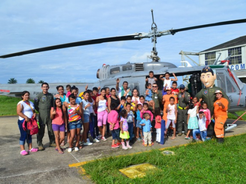 Niños del municipio de Solano disfrutaron de la actividad "Así se va a las Alturas"