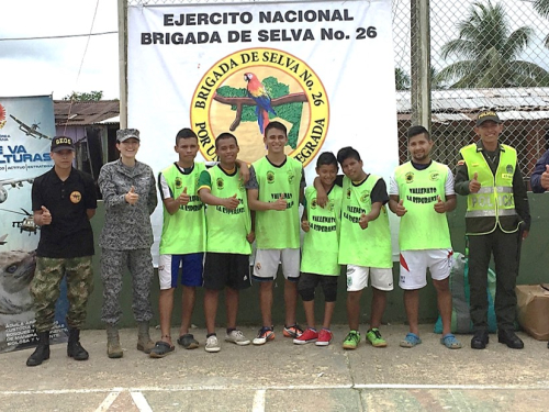 Grupo Aéreo del Amazonas participa en actividades para la inclusión social