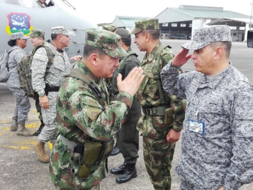 Comandante General Fuerzas Militares destaca resultados operacionales desde el Comando Aéreo de Combate No. 2