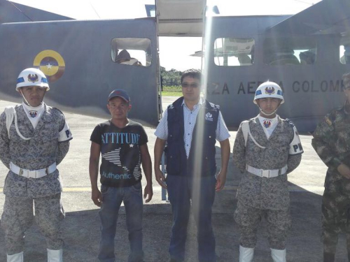 Grupo Aéreo del Amazonas logra desmovilización de integrante de las FARC