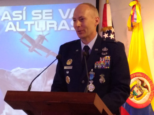 Imposición Medalla “Fe en la causa” de la Fuerza Aérea Colombiana 