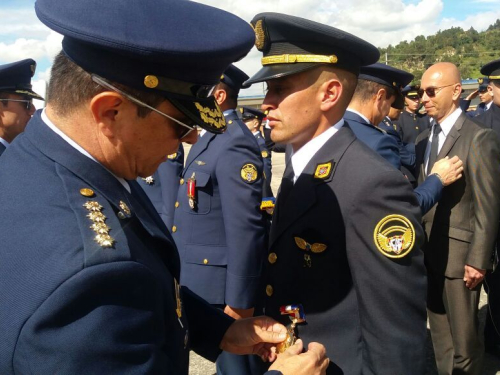 Comandante FAC presente en ceremonia aniversario 85 años ESUFA