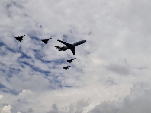 Aeronaves del Comando Aéreo de Combate No. 1 participan en la F-AIR 2017