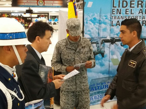 Semana patria en centro comercial de Bogotá