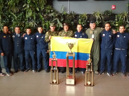 Colombia obtiene el título de subcampeón en las olimpiadas militares de Fuerzas Comando en Paraguay