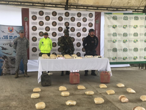 Ubicados y destruidos dos depósitos ilegales en Nariño