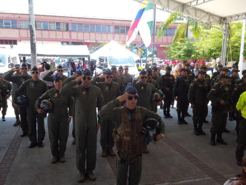 Desde el aire la Fuerza Aérea refuerza la seguridad en el Valle del Cauca