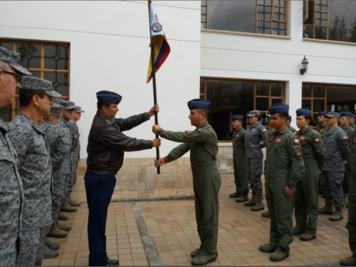 Comandante FAC recibe a tripulación que participó en Mobility Guardian 