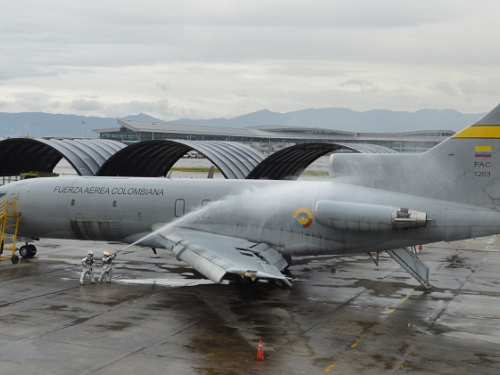 Simulacro de accidente aéreo en CATAM fortalece capacidades de los bomberos aeronáuticos