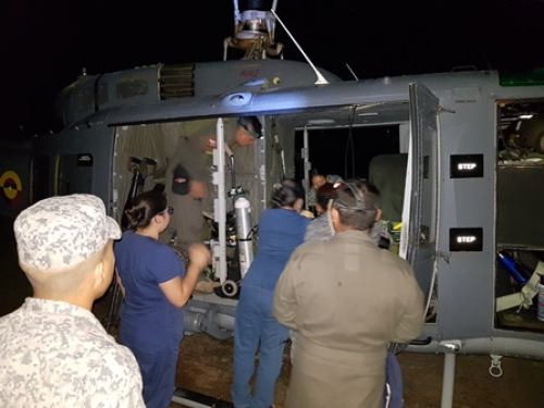 Grupo Aéreo del Oriente continúa salvando vidas en el Vichada 