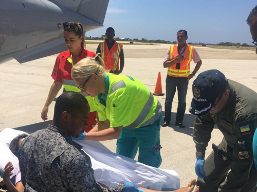 Fuerza Aérea Colombiana traspasa fronteras para salvar vidas