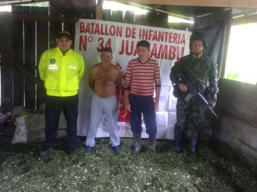 Operación conjunta y coordinada en contra del narcotráfico en el Putumayo  E