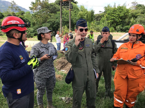 Fuerza Aérea se vincula al sexto Simulacro Nacional de Respuesta a Emergencias en Tolima 