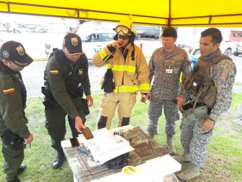 Simulacro de interferencia ilícita de aeronaves en CATAM