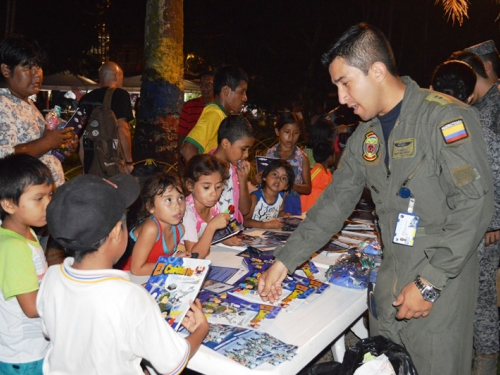 Fuerza Aérea Colombiana beneficia a más de 700 personas en el Amazonas