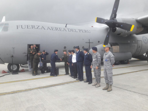 Fuerza Aérea del Perú visita Colombia 