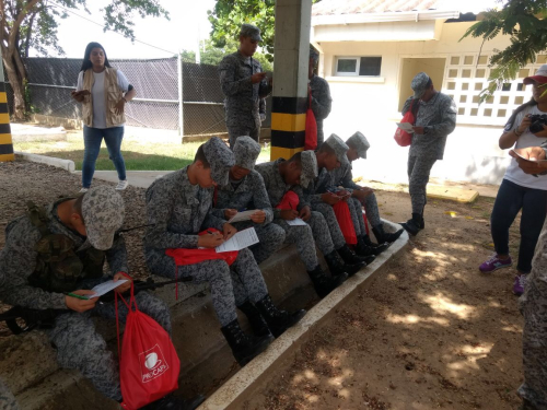 Fuerza Aérea Colombiana benefició soldados en la Guajira