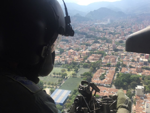 FUERZA AÉREA COLOMBIANA FORTALECE LA SEGURIDAD EN ANTIOQUIA