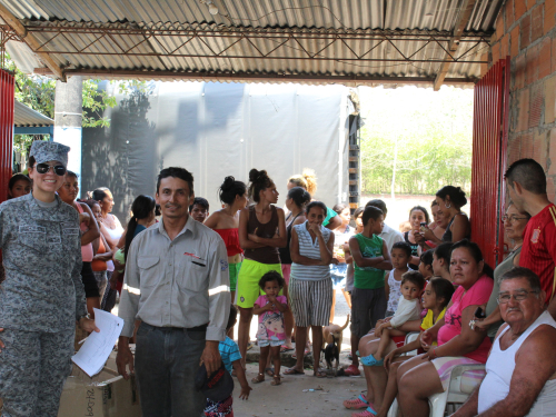 GACAS realizó donaciones al barrio la Esmeralda en Yopal