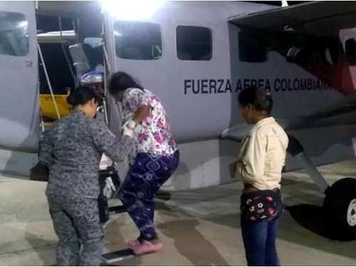 Fuerza Aérea Colombiana realiza traslado aeromédico en Caquetá