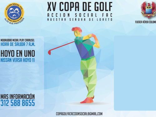 Se acerca la Copa de Golf de la Acción Social de la Fuerza Aérea Colombiana