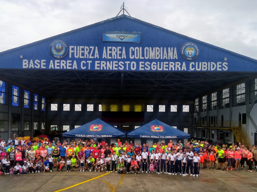 Fuerza Aérea realizó  la Carrera 8.4K “Héroes Azules” en el Cacom 6