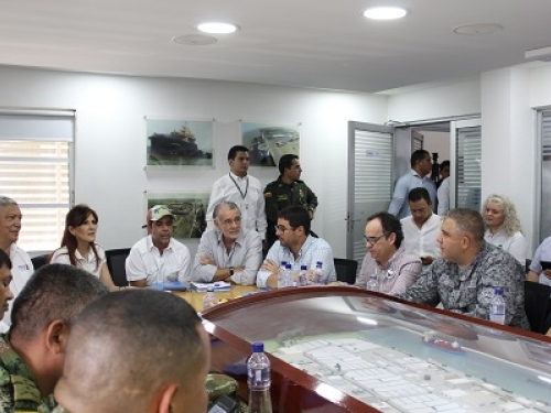 La Fuerza Aérea participó del consejo de seguridad del departamento del Magdalena