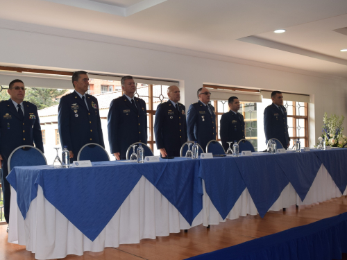Escuela de Posgrados FAC realizó ceremonia militar por su Aniversario No. 58